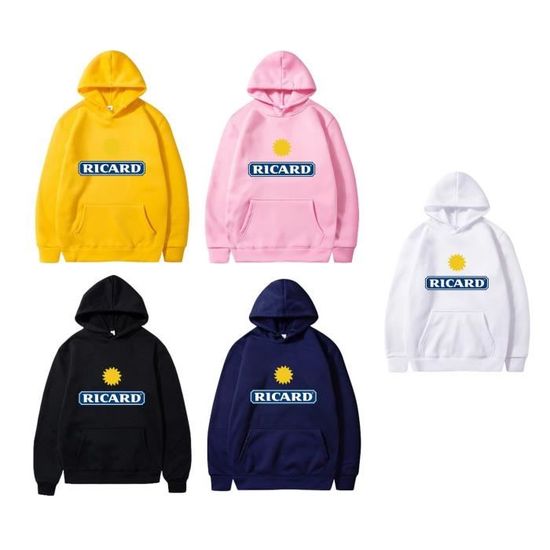 Sweat sweatshirt pull Ricard Rick Boutick BLEU Cdiscount Pr t