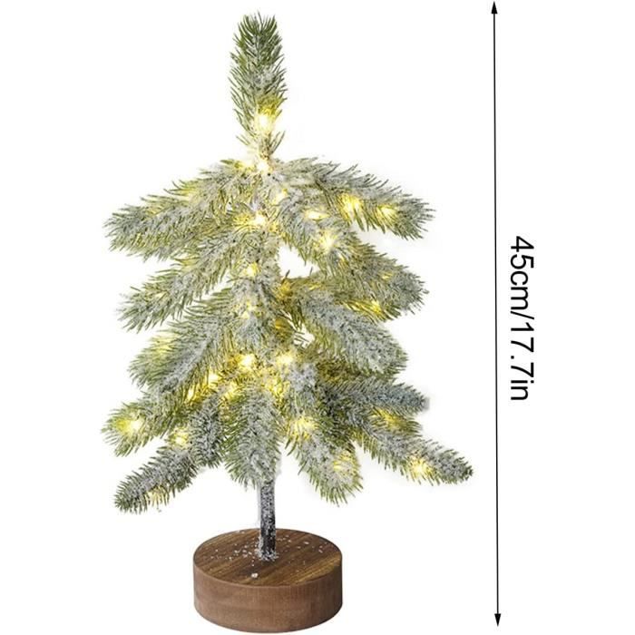 Sapin De Noël LED Bois Kolm à Piles