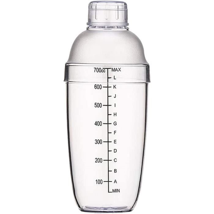 Cocktail-MOCKTAIL Maker Shaker Transparent Barista Martini Bottle Mixer ...