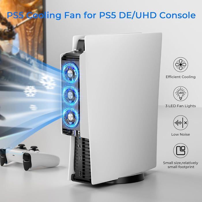 Pour Ventilateur De Refroidissement Pour Ps5 Refroidissement Efficace