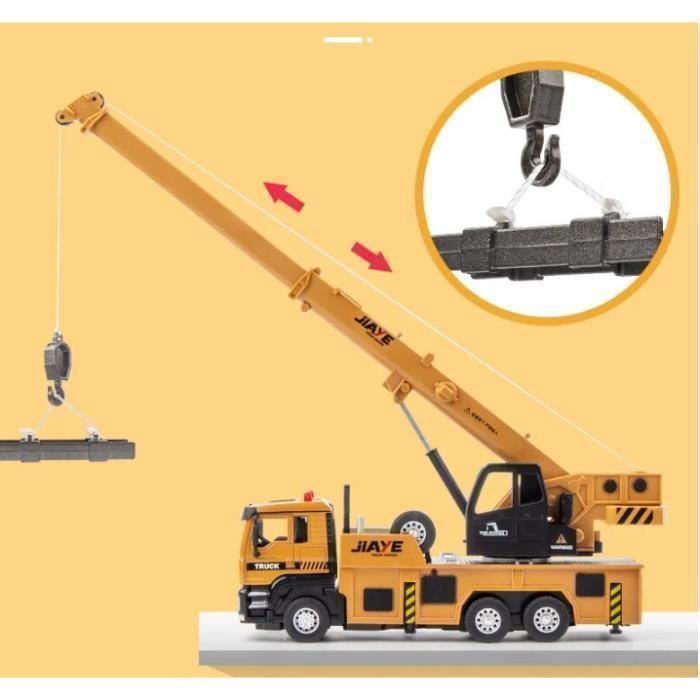 Jenilily Camion De Transporteur Engins De Chantier Voiture Jouet Camion Poubelle Mini Vehicules Pour Enfants Pour Cadeau Garcons
