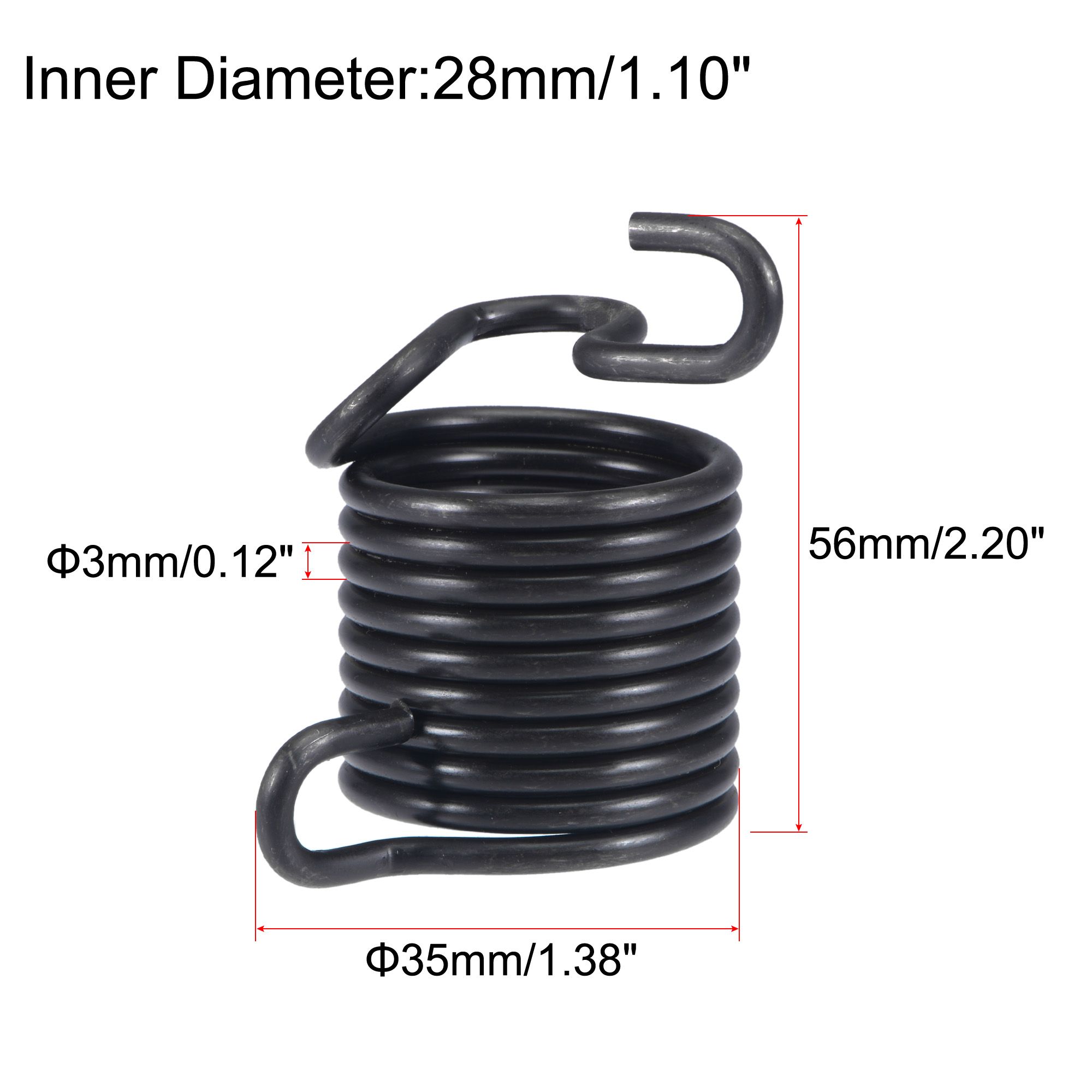 Dispositifs de retenue à ressort avec têtes de Piston pour accessoire de mise à niveau de voiture SLASH 2WD RC 3768 (B bleu