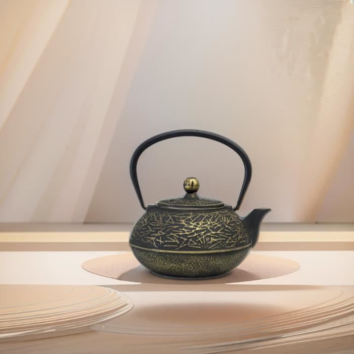 Théière japonaise en fer à dorure non revêtu, bouilloire en fonte, service  à thé exécutif, eau bouillante, haut de gamme - AliExpress