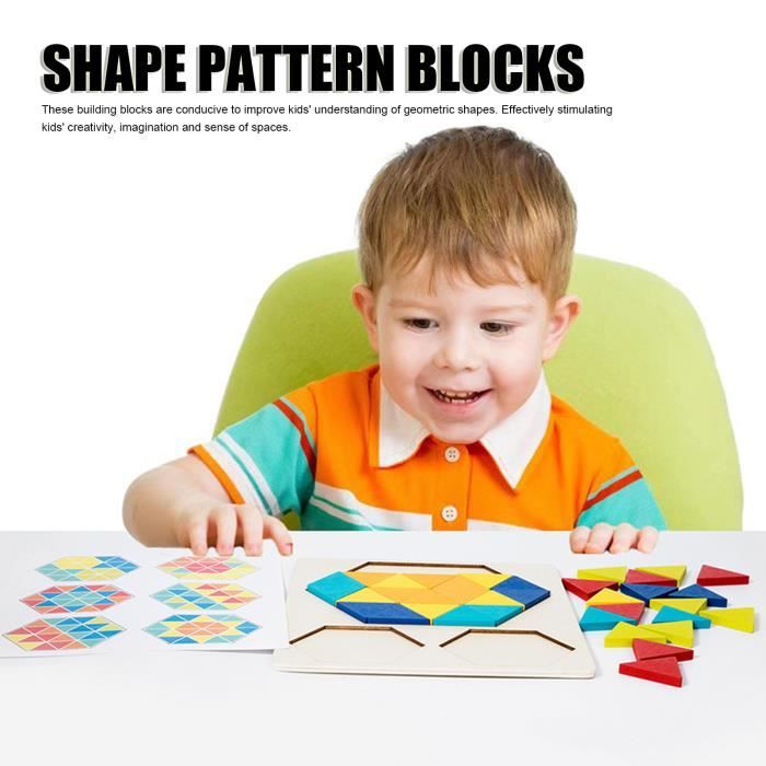 VGEBY Puzzle hexagonal en bois casse‑tête jouet VGEBY Puzzle hexagonal en  bois adulte pour enfants Puzzle jeux casse-tete