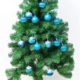 16Pcs Boules de Noël6cm Decoration d'arbre de Noël Boules en Plastique décoration Sapin de Boule d'arbre de NoëlOrnements de Bo 404-2