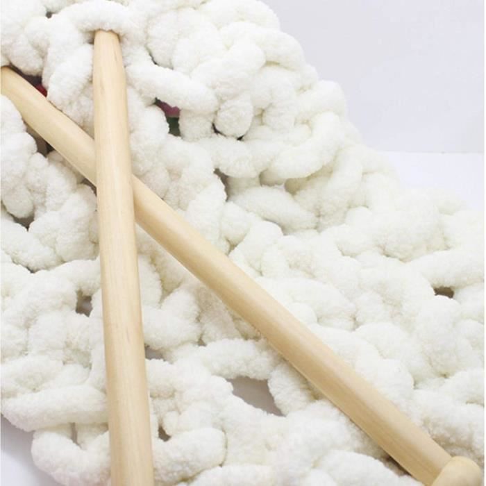 Ilkadim Chenille Metallic Lot de 5 pelotes de laine à tricoter, 100 g  chacune, pour bébé, avec paillettes, 500 g de laine très épaisse, bleues  820-35 : : Cuisine et Maison