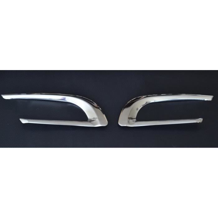 Garnitures De Calandre Inox Scania R/P 2010-2016 - Kit 2 Pièces Polies Miroir - OEM 1870595 & 1870596