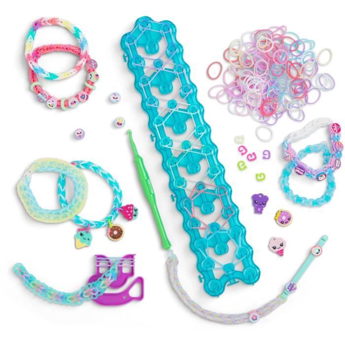 Bandai - Rainbow Loom Beadmoji Deluxe – Coffret Fabrication de Bracelets Élastiques et Perles - Loisir Créatif - Contient 2200 Élastiques, 340 Perles avec Motifs - Jouet Enfant 7 Ans et + - CD0094 Bandai - Rainbow Loom Beadmoji Deluxe – Coffret Fabrication de Bracelets Élastiques et Perles - Loisir Créatif - Contient 2200 Élastiques, 340 Perles avec Motifs - Jouet Enfant 7 Ans et + - CD0094