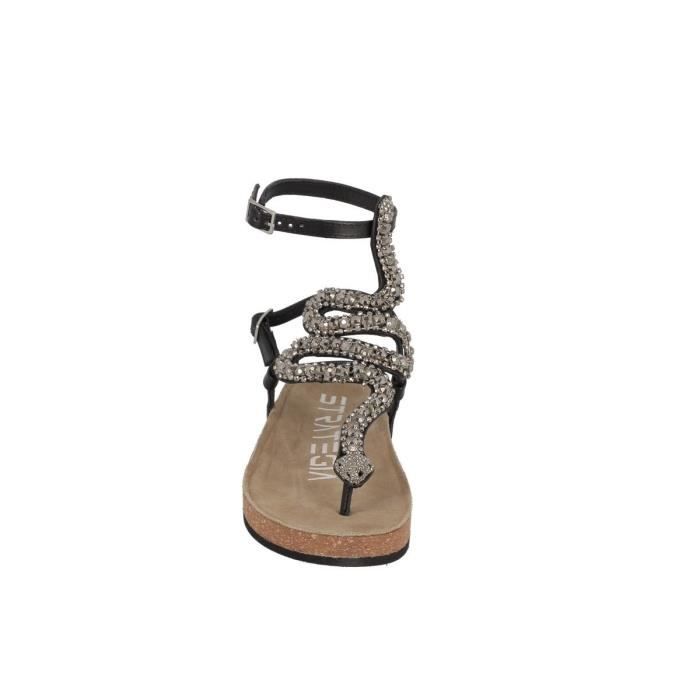 Sandale Entre Doigt Strass En Forme De Serpent Noir Cdiscount Chaussures