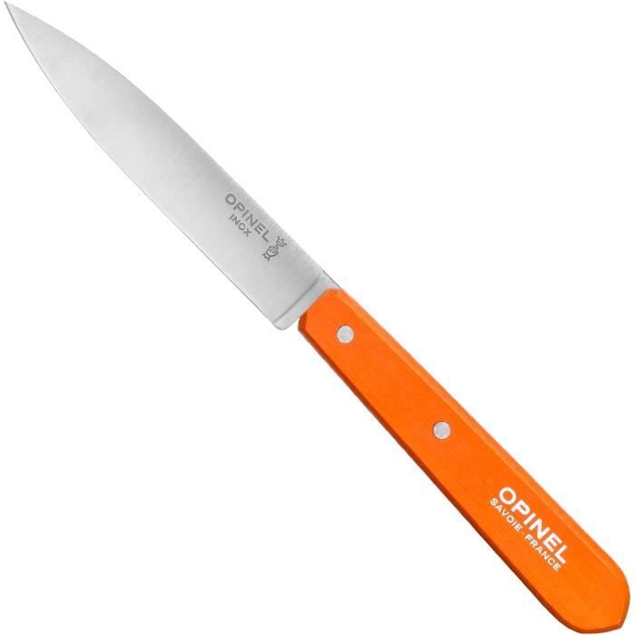 OPINEL - Coffret Les Essentiels Loft - Coffret OPINEL Cuisine Couteau  d’Office, Couteau Cranté, Couteau à Légumes, Couteau Eplucheur - Inox &  Charme 