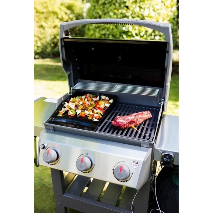 Plaque De Cuisson 44,5 Cm Pour Barbecue Weber Spirit Série 300 - Fonte Robuste