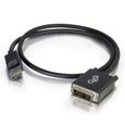 C2G Câble adaptateur DisplayPort mâle vers DVI-D mâle à liaison simple de 2 M - Noir, 2 m, DisplayPort, DVI-D, Mâle-Mâle-3