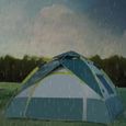 Tente extérieure automatique à ouverture rapide tente de camping étanche à la pluie multi-personnes camping tente à quatre côtés-3