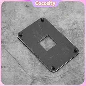 Dissipateur Thermique Aluminium 150x120x20mm Avec Ruban Adhésif Conducteur - Noir