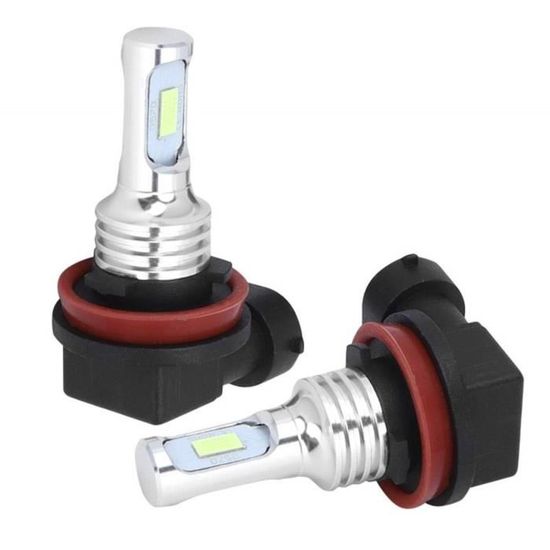 REDLEO Ampoules LED H9B 12000K Bleu Glace - Phares Antibrouillard