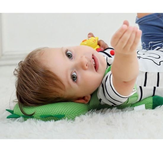 Protecteur De Tete Bebe Casque De Protection Avec Animal Peluche Dinosaure Vert Cdiscount