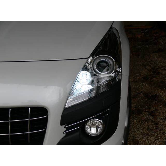 Pour Peugeot 3008 Ampoules LED Blanc Veilleuses Feux diurne Jour sans Feux  xenon