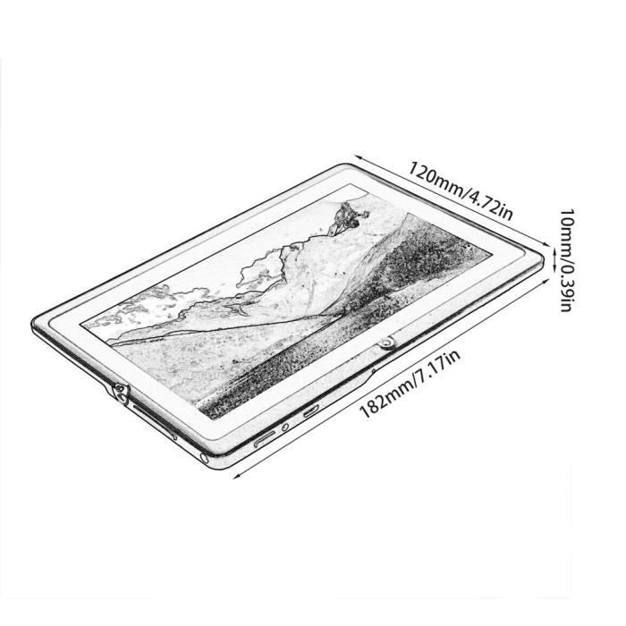 MediaTek quadricoeur 6582R 512mb + 4g WiFi indique3