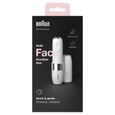 Rasoir Visage électrique pour femme Braun Face Mini FS1000 - Fonction Smart Light - Blanc-5