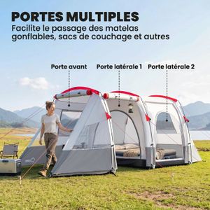 Tente De Camping Pop-up Outsunny 4 Places - Montage Rapide, 210x210x135 Cm - 5