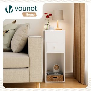 Mini Table De Chevet Organisateur - Étagère Compacte Pour Petit Espace - Bureau, Chambre, Salon