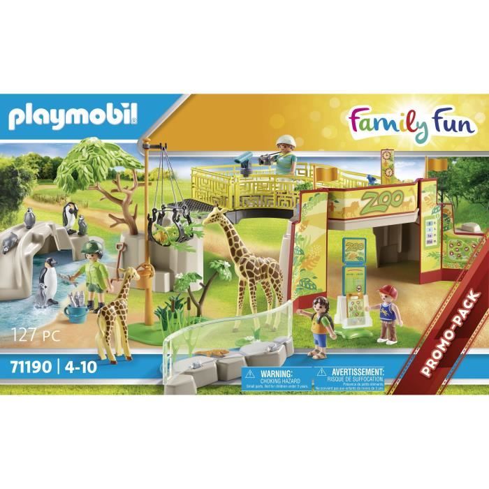 6962 Ferme transportable avec animaux Playmobil 1.2.3 playmobil animaux  sauvages
