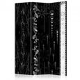 Taille 135x172 Joli Paravent 3 Volets Fond Dessin Texture Ornements Fleurs Eau Noir Et Blanc Luxe Achat Vente Paravent Cdiscount