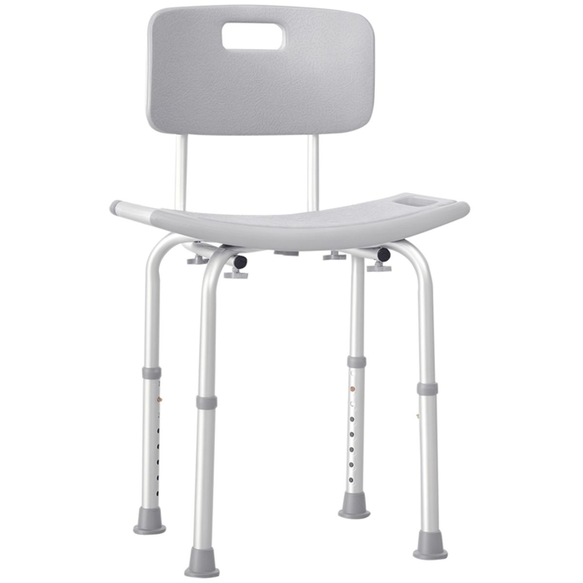 Chaise de douche siège de douche ergonomique hauteur réglable pieds