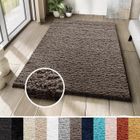 TAPISO Tapis Salon Shaggy Poil Long ESSENCE Gris Foncé Unicolore Polypropylène Intérieur 300x400 cm