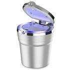 IAMS CHIEN Dexnor cendrier voiture led cendrier porte-tasse cendrier de voiture portable avec couvercle et conduit, cendrier de cigarette