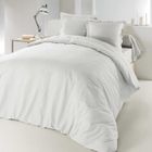 Housse de Couette - HOME MAISON - Blanche - Coton 57 fils/cm2 - 260 x 240 cm