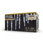 LA BOUTIQUE DE NOEL Guirlande glaçon stalactite blanc froid