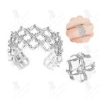 LE COIN COQUIN LCC® Bague pour femme en argent S925 Ajustable entre US4.5-US7 A la mode et polyvalent Antioxydant Cadeau de Saint-Valentin