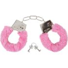 Menottes métal avec fourrure rose - PTIT CLOWN - Accessoire déguisement adulte