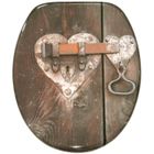 SANILO Abattant WC frein de chute soft close Serrure - Finition de haute qualité - Fixation facile