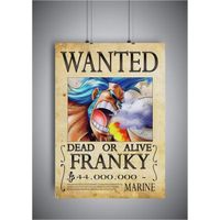 Poster One Piece Franky & Roronoa Zoro – Affiche Anime Manga Grand Format – Papier Satiné 300g – Décoration Chambre Garçon Ou Fan Luffy