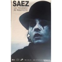 SAEZ - La Tournée du Manifeste - 77x117cm - AFFICHE - POSTER - Envoi Roulé