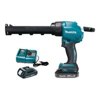 Pistolet silicone 18V + 1 batterie 1,5Ah + chargeur + coffret - MAKITA - DCG180RY