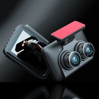 Caméra embarquée de double Caméras 1080P/720P WiFi avec Écran 4.0" IPS, Vision nocturne, Capteur G