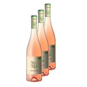 VIN ROSE BE BIO - Lot 3x Vin rosé Grenache - IGP BIO - Pays