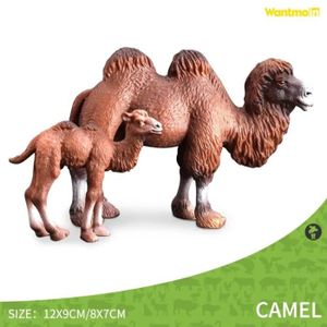 FIGURINE - PERSONNAGE Chameau - Figurines de Collection d'animaux sauvag