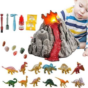 HISTOIRE - GEO Kits d'excavation de Dinosaures, Kit éducatif Scie