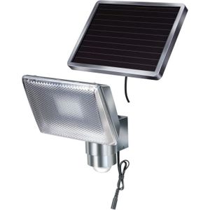 APPLIQUE EXTÉRIEURE Applique extérieure solaire LED SOL 80 - Brennenstuhl - Aluminium - Détecteur de mouvement - Énergie solaire