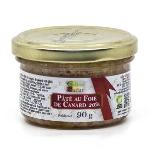 PATÉ FOIE GRAS Pâté de Canard 20% de Foie Gras 90g