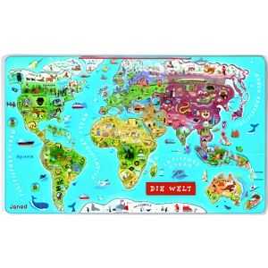 Carte du Monde Puzzle Magnétique - Tutete