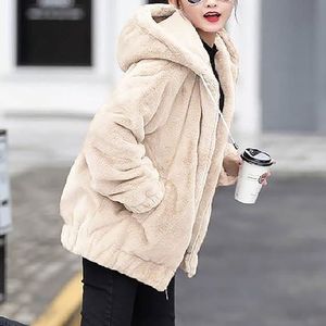 Doudoune femme fourrure sales beige