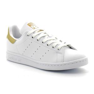 Baskets Femme Adidas Grand Court Alpha - Blanc - Cuir véritable - Renfort  au talon - Bandes Adidas Performance Blanc - Cdiscount Chaussures