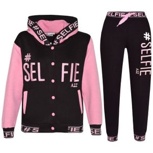 Générique Garçon Ensemble Pantalon et Haut - Outfit Set Jogging Long Confortable pour 3-14 Ans Garçons Filles