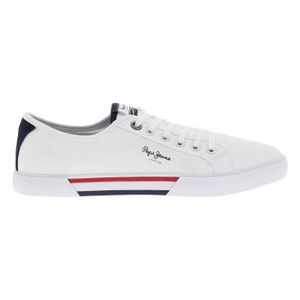 Basket toile top pepe jeans femme