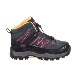 CHAUSSURES DE RANDONNÉE Chaussures de marche de randonnée mid enfant CMP Rigel Waterproof - antracite-bouganville/antracite-bouganville - 30